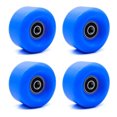 thumbnail image 3 of Rueda de patines de ruedas de doble hilera de 4 piezas Ruedas de repuesto de PU Azul Sunnimix Rueda de patines, 3 of 8