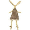 thumbnail image 7 of Northlight Long Legged Sitting Ballerina Girl Bunny Easter Figure - 12" - Beige and Brown, 7 of 7