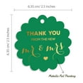 thumbnail image 6 of Inkdotpot Gold Foil Paper Hang Tags Thank You From The New Wedding Favor Tags 100 Piece, 6 of 6