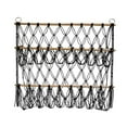 thumbnail image 1 of Rongfmy Stuffed Animals Storage Hammock Organizing Boho Soft Hanging Organizer Plush Toy black, 1 of 9