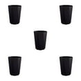 thumbnail image 2 of ZheElen PP Office And Home Waste Bin - 6L Capacity Easy Access Kitchen Large Capacity Kitchen Bedroom Black L 5Set, 2 of 6
