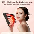 thumbnail image 4 of HLONK Red Light Relax for Face  LED Face Mask Light Relax  LEDs Face Mask & Neck Mask Red Wavelength  Rechargeable Ergonomic Design for True Skincare At Home (Black), 4 of 7