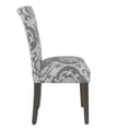 thumbnail image 4 of HomePop Chaise de Salle à Manger d'Appoint Classique Parsons Rembourrée, Suri Bleu (Ensemble de 2), 4 of 10