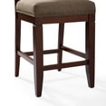 thumbnail image 5 of BRYSON COUNTER STOOL IN MAHOGANY WITH OATMEAL CUSHION, 5 of 11