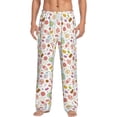 thumbnail image 2 of Goofa Dessert Printed Soft Pajama Pants for Men, Wide Leg Comfy Casual Lounge Yoga Pants-Large, 2 of 9