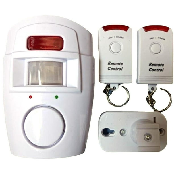 Alarma de sensor de movimiento inalámbrico con 2 controles remotos Sistema de seguridad para el hogar Likrtyny Para estrenar