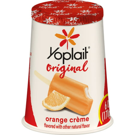 Yoplait Original Orange Creme Low-Fat Yogurt, 6