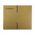 thumbnail image 6 of EcoSwift Brand Premium 6x6x4 Cardboard Boxes Mailing Packing Shipping Box Corrugated Carton 23 ECT, 6"x6"x4", Brown, 15-Pack, 6 of 6