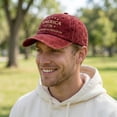 thumbnail image 3 of Evdexr 250 Anniversary USA Hat Adjustable 1776 - 2026 Patriotic Trucker Hat Denim Baseball Cap Men's Baseball Caps Red, 3 of 5
