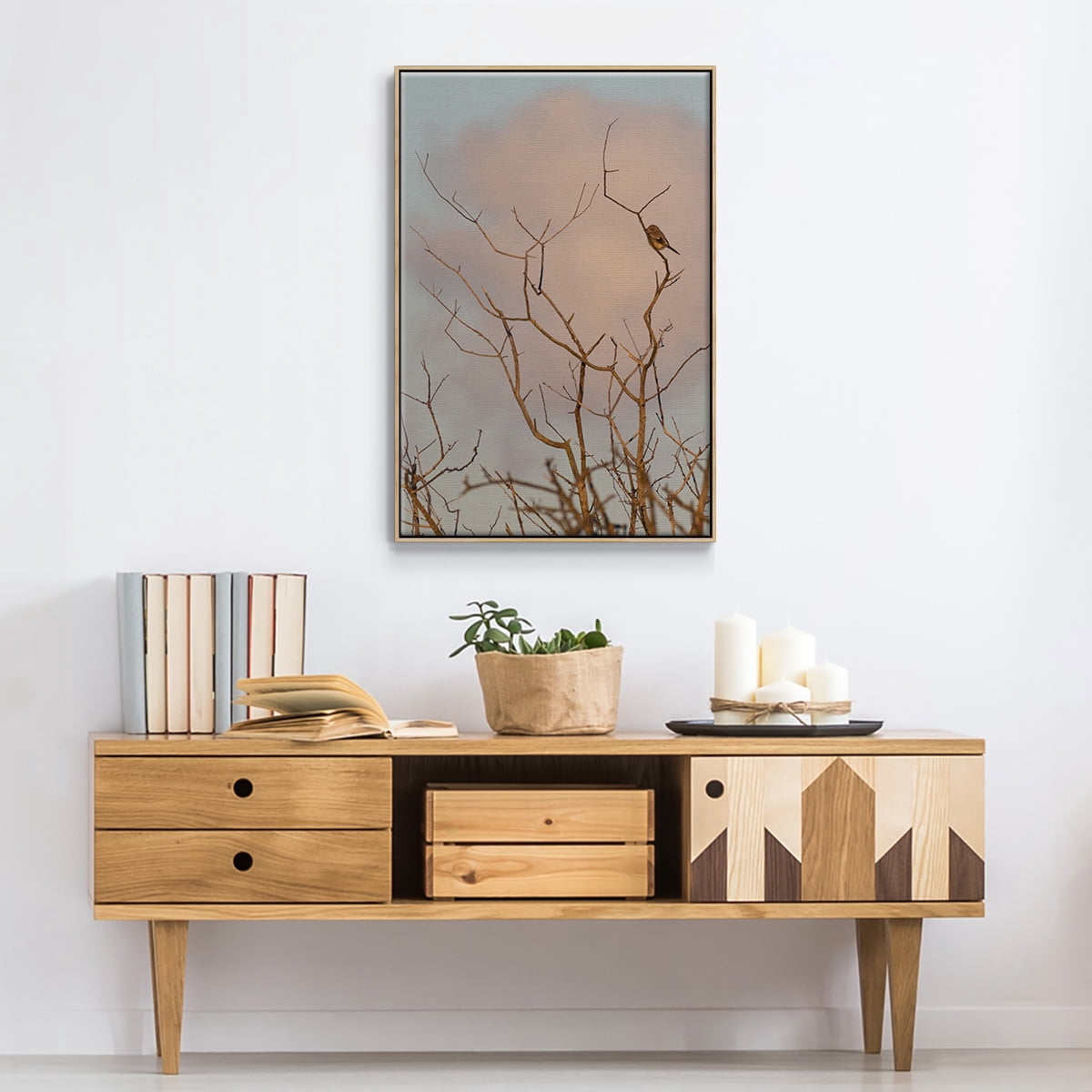 At Dawn Framed Premium Gallery Wrapped Canvas - Ready to Hang