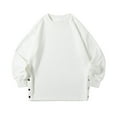 thumbnail image 6 of Mens Hoodies Graphic Funny Round Neck Heavy Small Neckline Cotton Side Pocket Sweater Loose Brand Mens Sweatshirts Crewneck, 6 of 6