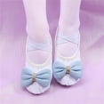 thumbnail image 2 of Nskgu Ballet Shoes for Girls Boys Ballet Slipper Canvas Dance Shoes Split Sole Yoga Dance Flats, 2 of 3