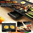 thumbnail image 5 of 39.5” Electric Griddle, Nonstick Extra Large Teppanyaki Grill with Adjustable Temperature, Drip Pan & Insulated Handles, Easy-to-clean Pancake Griddle, BBQ Grill for Indoor & Party, 5 of 9