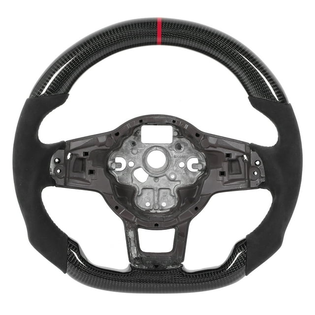 Volant Modification en Fibre de Carbone pour Mk7/Mk7.5 GTD/R 2013-2020 Couture Rouge