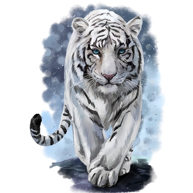 Taladro Pintura Diamante (DE3465) 5D DIY Tigre Completo Bordado Mosaico Kits (wll884) 45x60cm FLhrweasw Nuevo