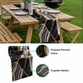 thumbnail image 5 of Black Marble Table Runner - 90 Inch Long, Kitchen Dining Table Runner Dresser Scarves, Grey Gold Texture Vintage Farmhouse Art Farmhouse Decor for Coffee Tables Wedding Party Banquet, 5 of 8