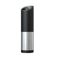 thumbnail image 2 of Battery Operated Pepper Grinder, One-Hand Button Control, Tunable Coarseness, Refillable, Stainless Steel, LED Light, for Kitchen, Gift, 2 of 8