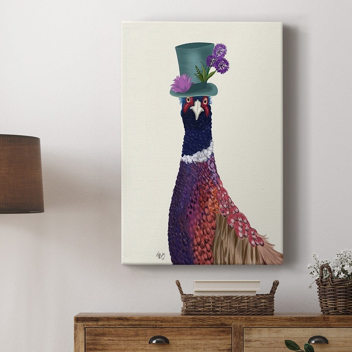 Antique Moths I Premium Gallery Wrapped Canvas - Ready to Hang