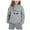 2#Grey38, variant on Byoo Big Girls Sweatsuit Letter Print Pullover Hoodie and Joggers Set Casual Outfits
