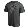 thumbnail image 2 of Men's Charcoal San Antonio Spurs Logo T-Shirt, 2 of 3