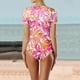 thumbnail image 3 of Traje de baño de 2 piezas para mujer, trajes de baño para mujer, conjunto de bikini con volantes para mujer, 3 of 3
