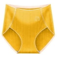 thumbnail image 1 of Aayomet sous-Vêtements pour Femmes Culottes Simples Sans Couture (Jaune, TG), 1 of 3