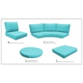 thumbnail image 3 of High Back Cushion Set for FAIRMONT-11c in Cilantro, 3 of 7