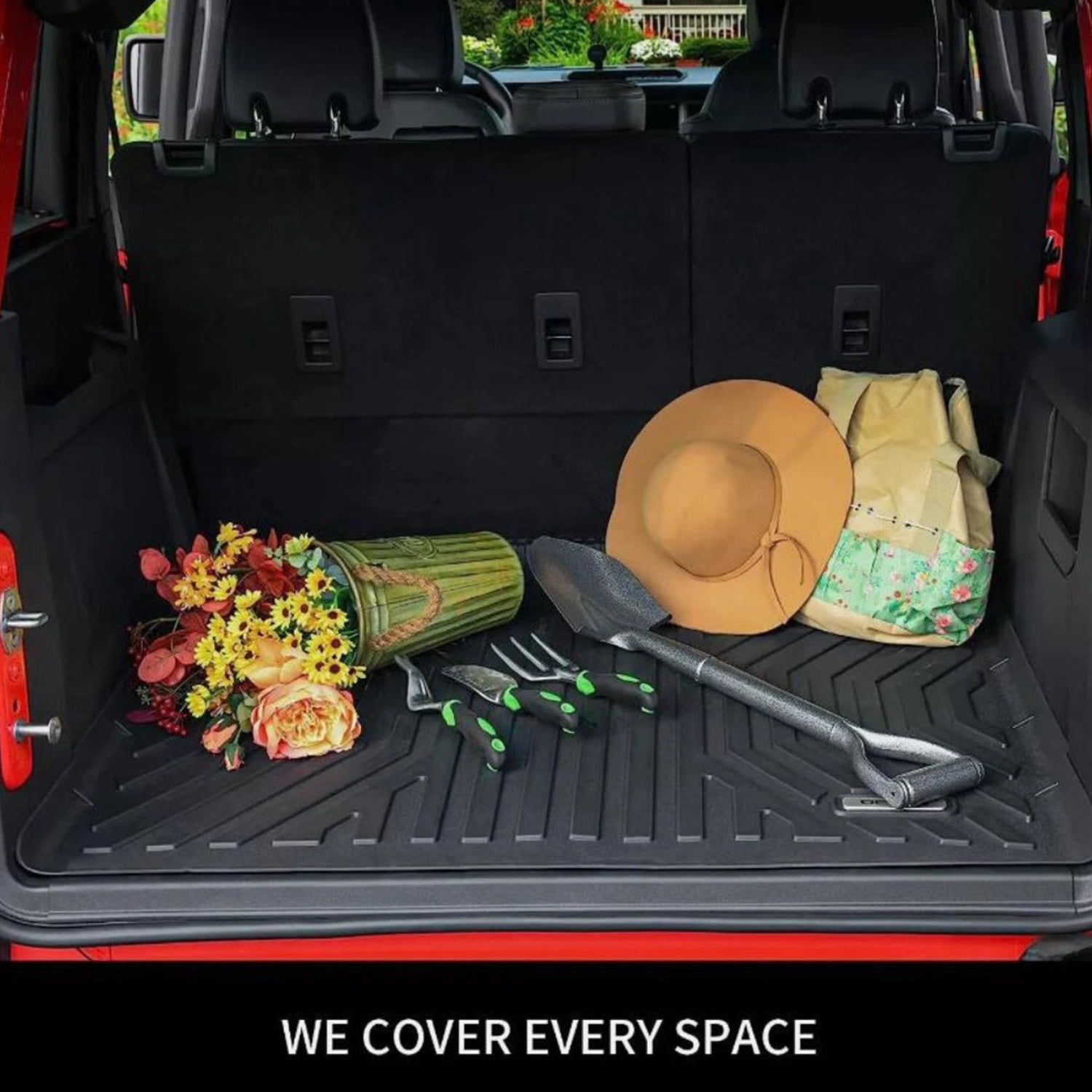 BaiCH Car Floor Mats & Cargo Liner for Ford Explorer 2020-2025 Row Trunk Mat Full Set TPE All Weather Protection