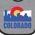 thumbnail image 4 of Inktastic Colorado Flag and Skyline Boys or Girls Baby Bib, 4 of 4