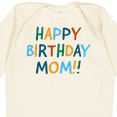 thumbnail image 4 of Inktastic Happy Birthday Mom Boys or Girls Long Sleeve Baby Bodysuit, 4 of 5