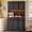 3-Black, variant on FANRAL 70” Tall Pantry Organizers and Storage Cabinet with Barn Doors & Drawers,Adjustable Shelf,Tall Pantry for Kitchen Dining Room Living Room Bedroom,White Pantry Cabinet