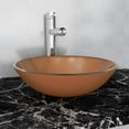 thumbnail image 5 of vidaXL Basin Tempered Glass 16.5" Brown, 5 of 22
