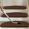 thumbnail image 5 of Self-Adhesive Non-Slip Stair Step Stickers - No-Glue Washable Reusable Dirt-Proof Step Mats, Anti-Slip Traction Pads for Indoor Stairs, Easy-to-Install Stair Covers, 5 of 6