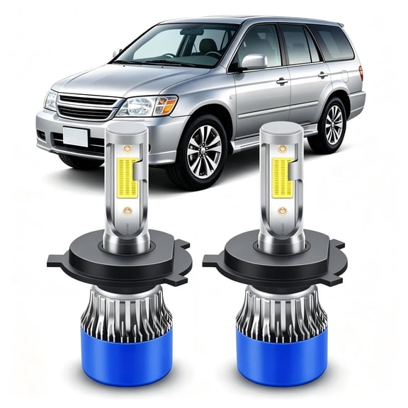 soukeo Fit for Honda Odyssey 1995-2004 LED Headlight Bulbs,High Low Beam H4,1:1 Halogen Size,Plug and Play,6500K Cool White,2pcs
