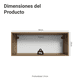 thumbnail image 2 of Gabinete Superior de Cocina Madesa Vik 80cm 1 Puerta MG, 2 of 5
