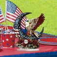 thumbnail image 6 of Patriotic Acrylic Desktop Decor - 8 Inch Independence Day Ornament with American Flag & Bald Eagle Design, Tabletop Centerpiece for July 4th Celebrations, 6 of 7