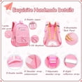 thumbnail image 3 of Bolsas escolares para niñas, 2 unidades de mochila elemental, A27#2pcs Negro, 2Pcs BagSet L, Computadora portátil, 3 of 5