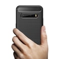 thumbnail image 3 of For LG V60 (5G) ThinQ (5G Version) Case, Heavy-Duty Shockproof Protective Case Armor Guard Shield, Shock Adsorption, Drop Protection [Black], 3 of 7