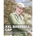 thumbnail image 5 of Zylioo Oversize XXL Long Bill Baseball Cap,Adjustable Cotton Plain Dad Cap,Large Sports Hat for Big Heads 23.5"-25.5", 5 of 5