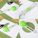 thumbnail image 5 of Cortador De Círculos Circular Giratorio Papel Con Tapete A4 naranja/verde, 5 of 5