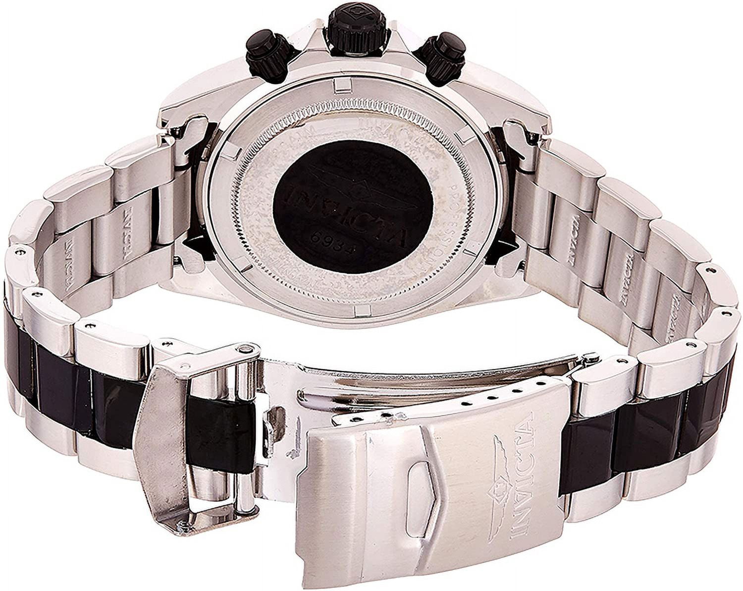 Invicta Men's 6934 Speedway Chronograph Black/Silver-Tone Stainless Steel Watch