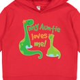 thumbnail image 3 of Inktastic My Auntie Loves Me Dinosaur Toddler Hoodie, 3 of 4