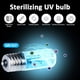 thumbnail image 5 of Bombilla WUV, lámpara de limpieza con luz ultravioleta de 3 W, bombilla de limpieza con luz ultravioleta, durabilidad mejorada, 5 of 7