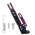 thumbnail image 2 of Béquille Réglable en Alliage d'Aluminium pour Moto Support Latéral Trépied Violet, 2 of 8