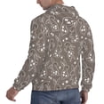 thumbnail image 6 of Fotbe Men's Hoodie with Retro Bunny Pattern - Kangaroo Pocket Pullover Hooded Sweatshirt, Perfect for Daily Wear, Travel, and Home-3X-Large, 6 of 7