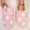 Pink, variant on Women's Closed Toe Mule Slippers Polka Dot Faux Fur Upper Plush Lining Soft Cushioned Non-Slip Sole Indoor Outdoor Winter Casual Footwear(Pink,36)