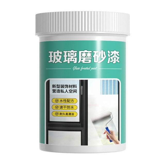 Repair Adhesive Compound Water Based Transparent Frosted Glass Paint Quick Drying Glass Frosted Paint Household Privacy Water Based Frosted Paint For Glass(100G) Patch Glue, Fixing Adhesive, Epoxy Re