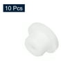 thumbnail image 4 of Unique Bargains 10 Pieces White Plug Holes, Waterproof Rubber Button Plug for 14mm/0.55', 4 of 6