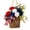 A, variant on Artificial Green Plant Border Red White Blue Patriotic Decorations Door Hanging Wreaths for Independence Day