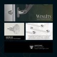 thumbnail image 4 of WingIts WGB5SS18 STANDARD Grab Bar, Concealed Mount, Satin Stainless Steel, 18-Inch Length by 1.25-Inch Diameter, 4 of 4